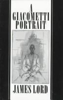Cover of A Giacometti portrait
