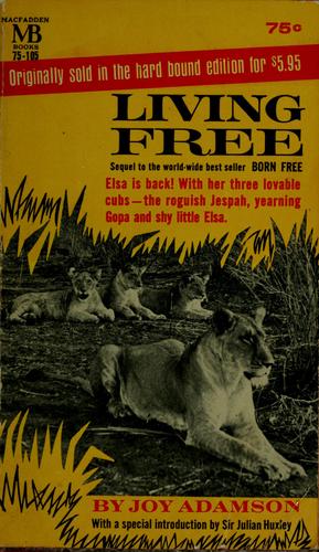Cover of Living Free
