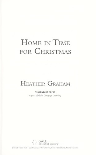 Cover of Home in Time for Christmas