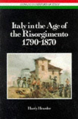 Cover of Italy in the age of the Risorgimento, 1790-1870