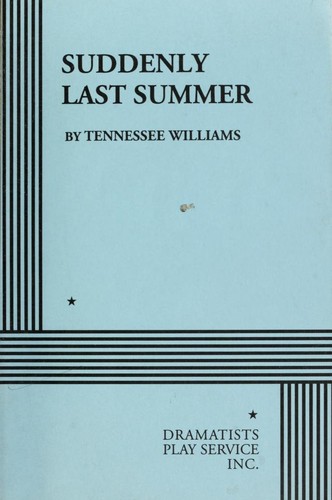 Cover of Suddenly last summer