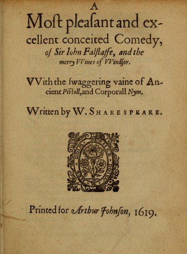 Cover of The Merry Wives of Windsor