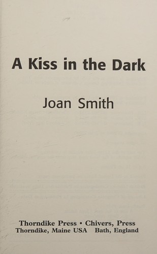 Cover of A Kiss in the Dark