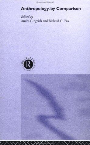 Cover of Anthropology, by Comparison