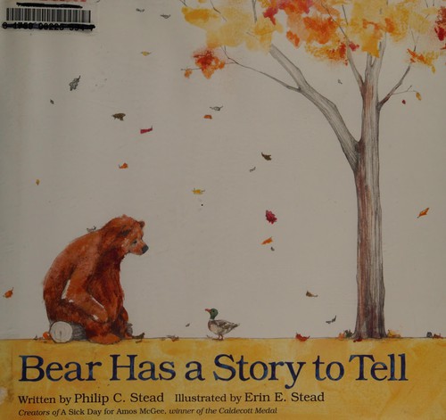 Cover of Bear has a story to tell