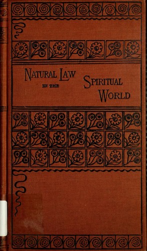 Cover of Natural law in the spiritual world