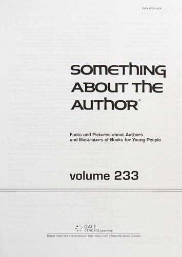 Cover of Something about the author