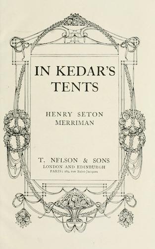 Cover of In Kedar's tents