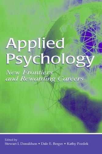 Cover of Applied psychology