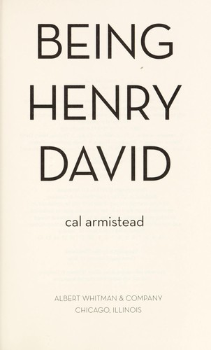 Cover of Being Henry David