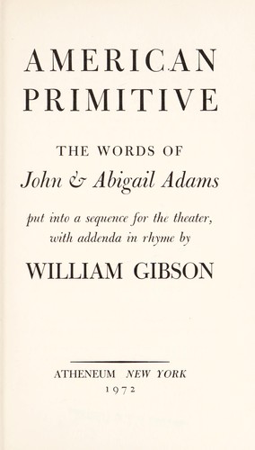 Cover of American primitive