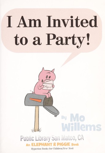 Cover of I am invited to a party!