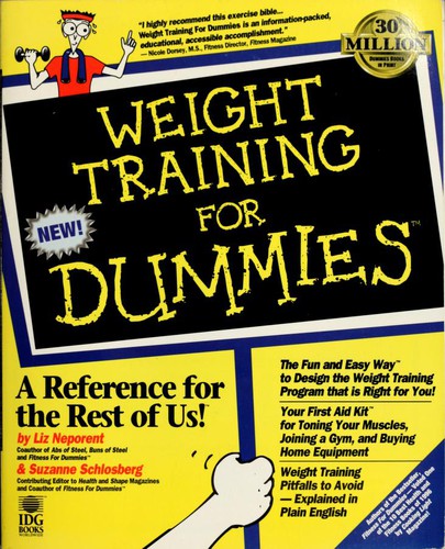 Cover of Weight training for dummies