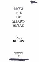 Cover of More die of heartbreak