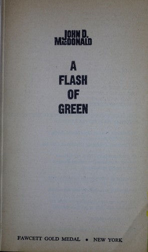 Cover of A flash of green