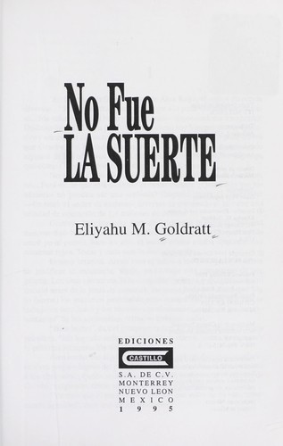 Cover of It's not luck