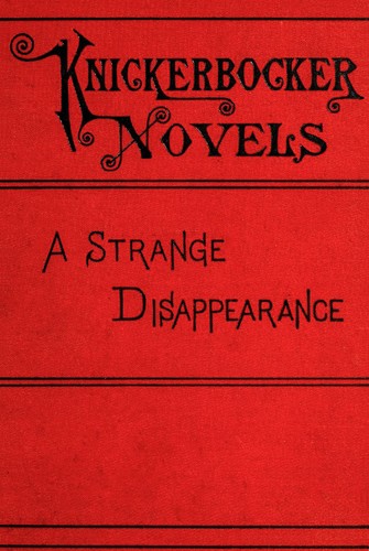 Cover of A strange disappearance