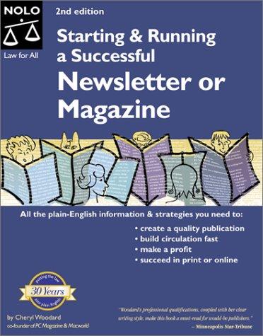Cover of Starting & running a successful newsletter or magazine