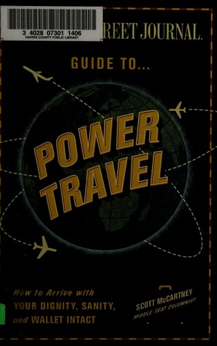 Cover of The Wall Street Journal guide to power travel