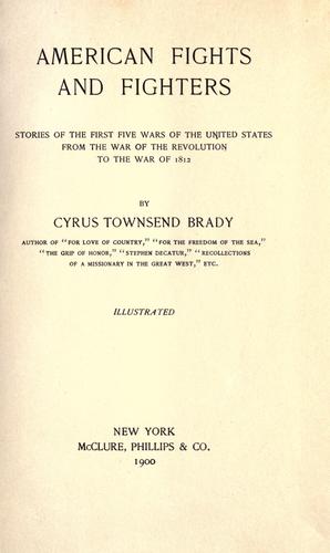 Cover of American fights and fighters