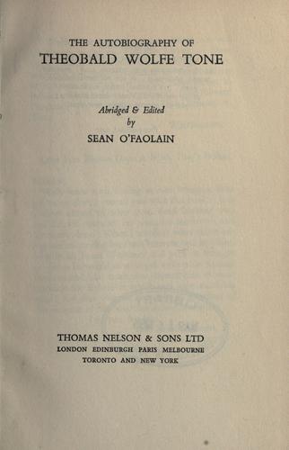 Cover of Beatha Theobald Wolfe Tone