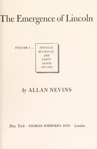Cover of The emergence of Lincoln