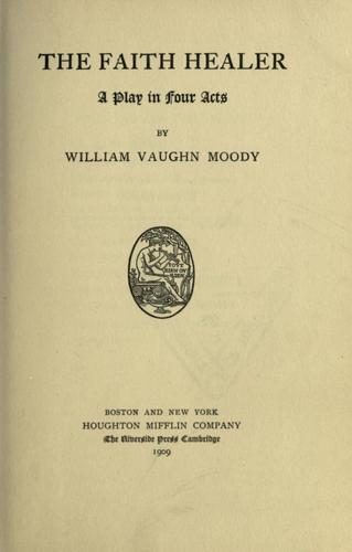 Cover of The faith healer