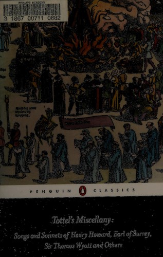 Cover of Tottel's miscellany