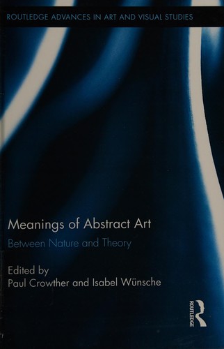 Cover of Meanings of abstract art