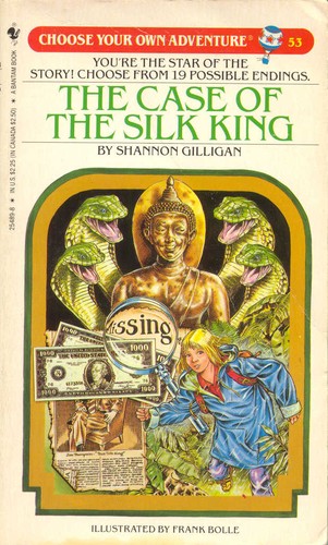Cover of Choose Your Own Adventure - The Case of the Silk King