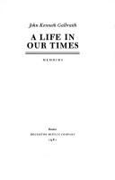 Cover of A life in our times