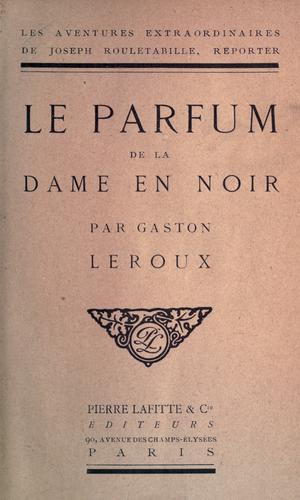 Cover of Le parfum de la dame en noir