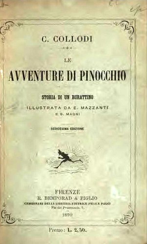 Cover of Le avventure di Pinocchio