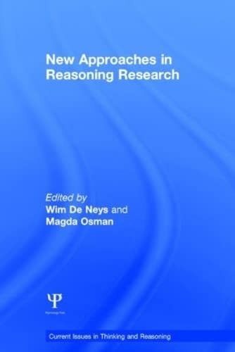 Cover of New Approaches in Reasoning Research