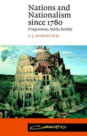 Cover of Nations and nationalism since 1780