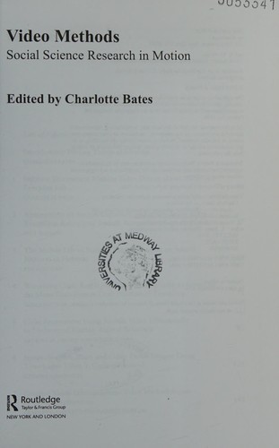 Cover of Video Methods