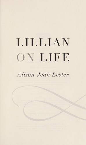Cover of Lillian on life