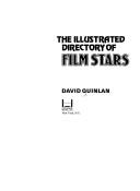 Cover of Illustrated directory of film stars /