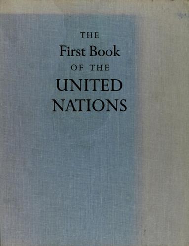 Cover of The first book of the United Nations
