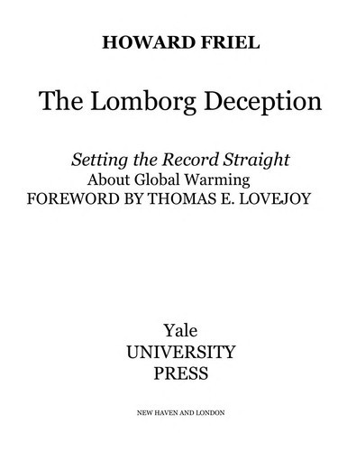 Cover of Lomborg's deception