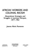 Cover of African workers and colonial racism