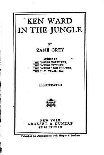 Cover of Ken Ward in the Jungle