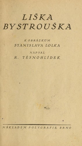 Cover of Liška Bystrouška