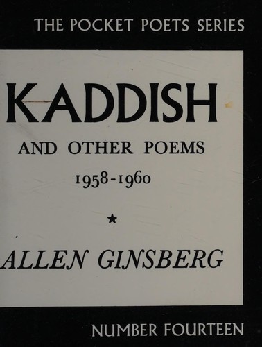 Cover of Kaddish, and other poems