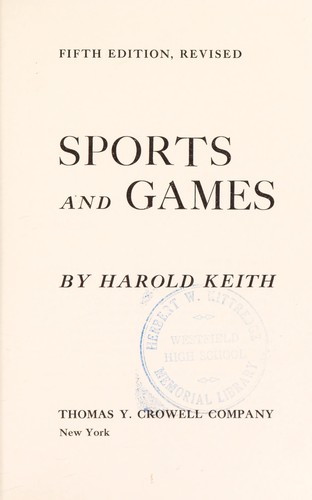 Cover of Sports and games