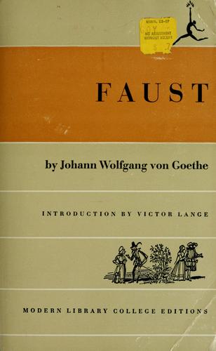 Cover of Faust