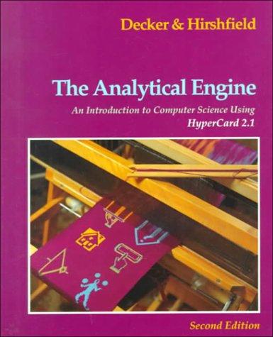 Cover of The analytical engine