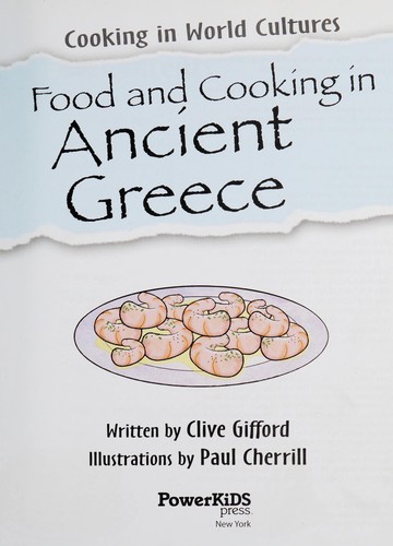 Cover of Food and cooking in ancient Greece