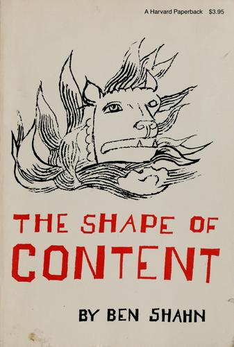 Cover of The shape of content