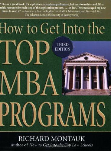 Cover of How to get into the top MBA programs